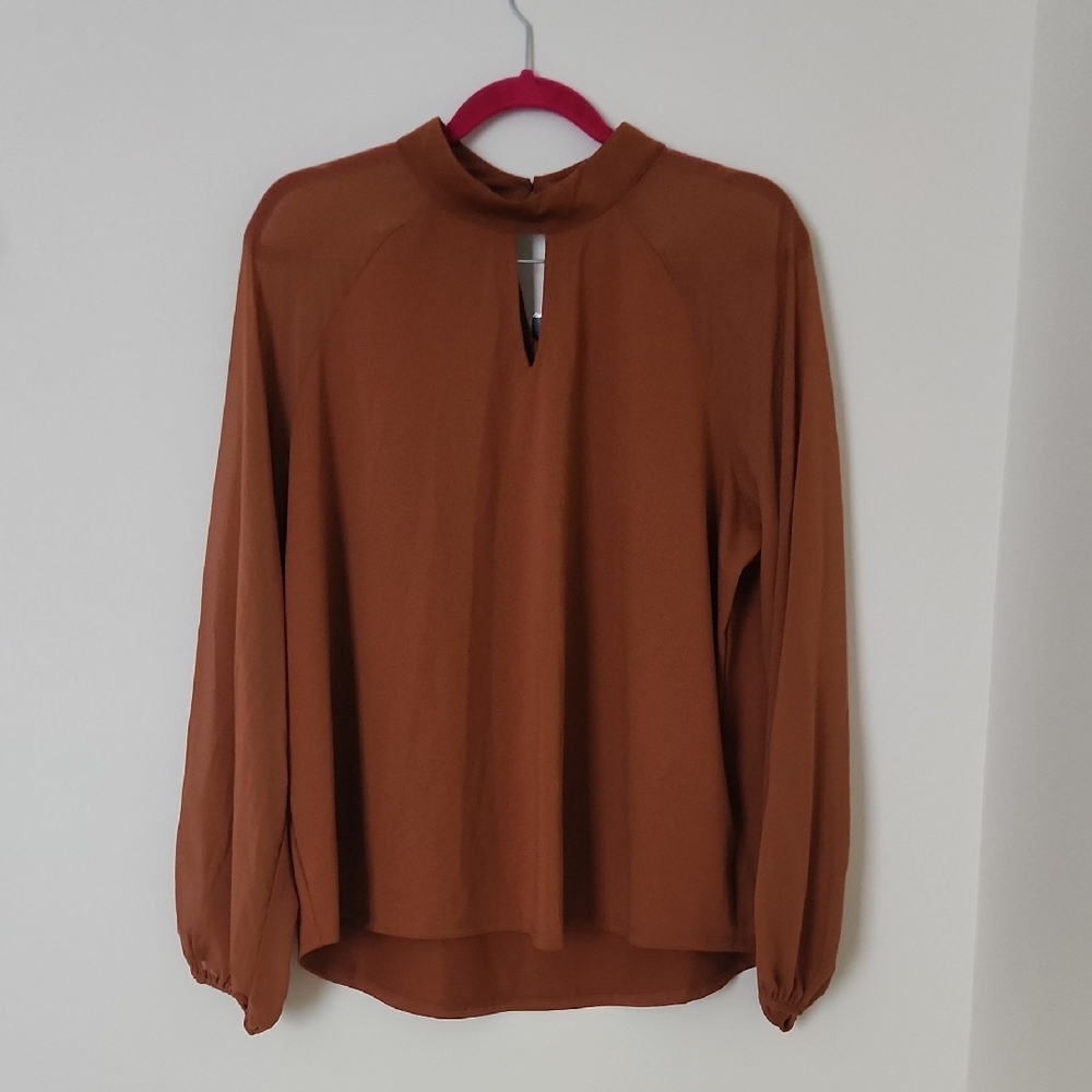 Elegant Brown Women's Top
